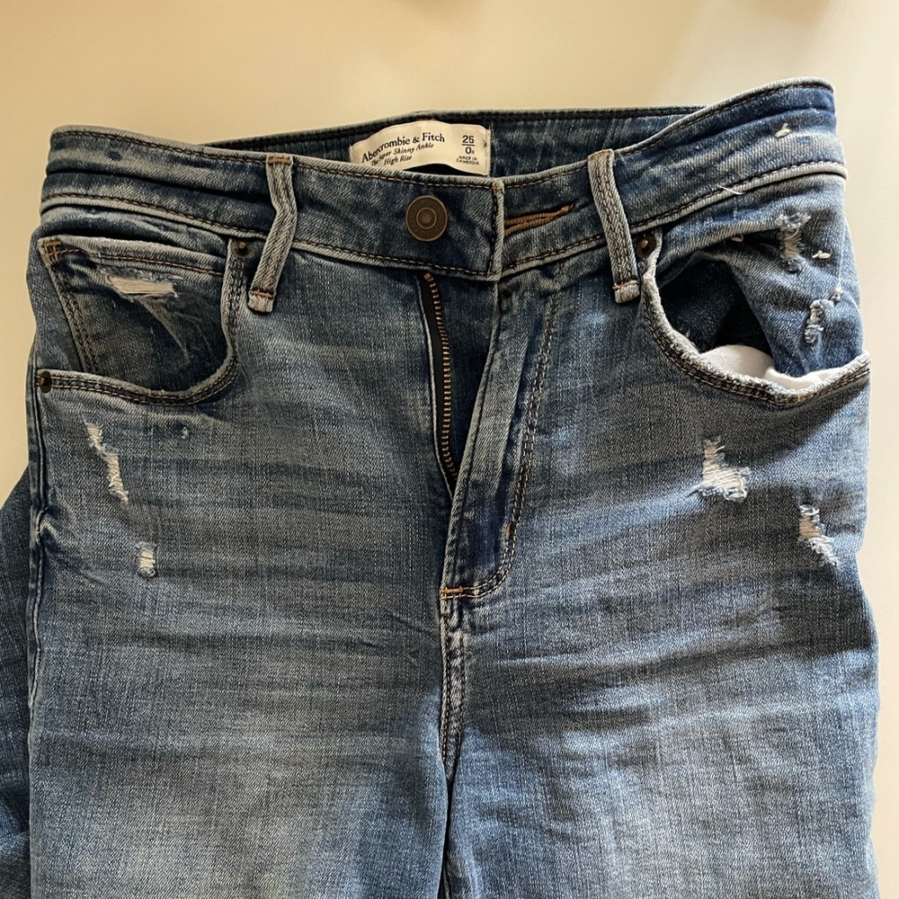 Abercrombie Curve Love High Rise Skinny Jeans